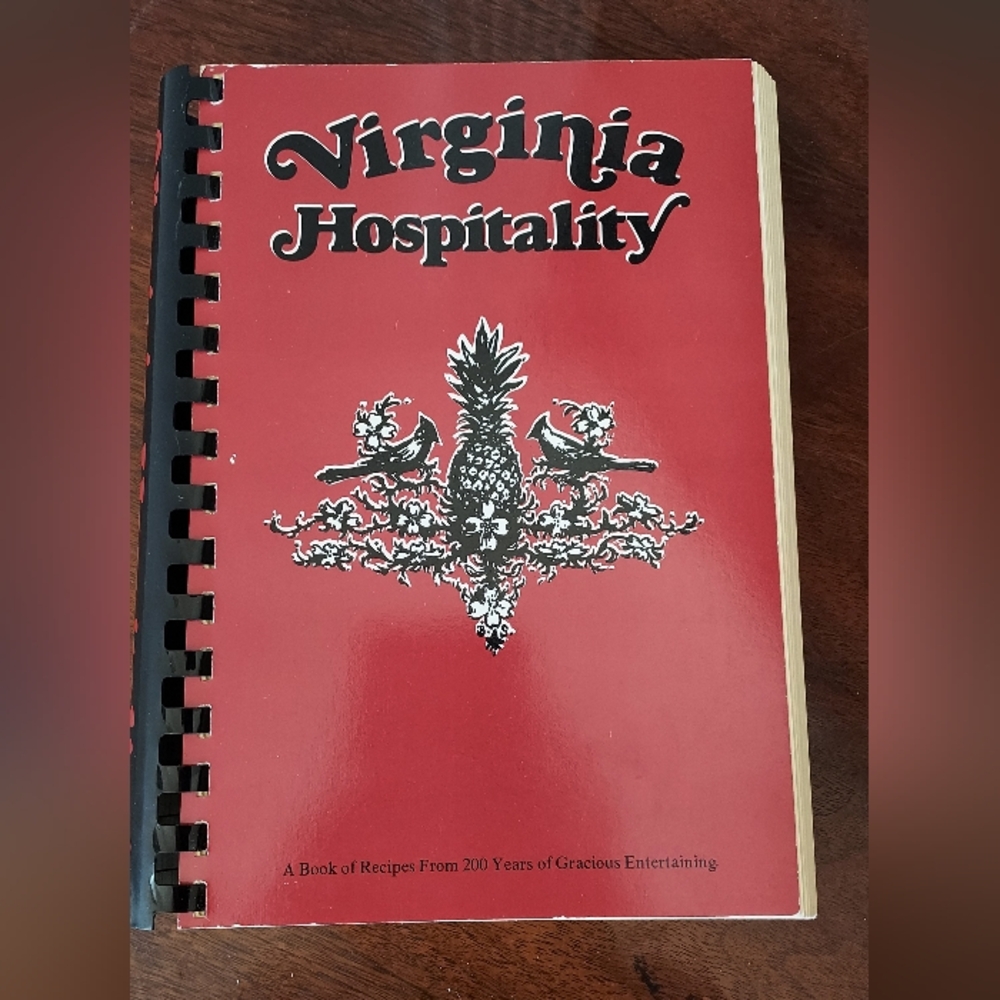 Cookbook Virginia Hospitality 1982 Junior League Hampton Collection Paperback